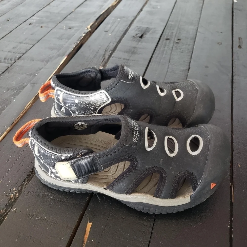 Keen Kids Toddler 11 Black Shoes Outdoor Hiking Water Stingray